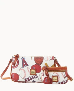 MLB Angels Lexi Crossbody Sm Coin Case ANGELS -Dooney & Bourke M1400G QUMWPATNANGL 2