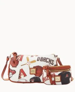 MLB Diamondbacks Lexi Crossbody Sm Coin Case DIAMONDBACKS -Dooney & Bourke M1400G QUMWPATNDBAK 1