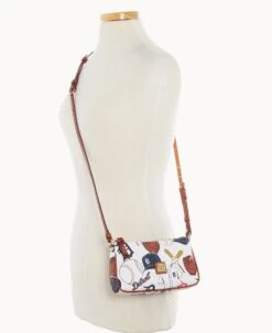 MLB Tigers Lexi Crossbody Sm Coin Case TIGERS -Dooney & Bourke M1400G QUMWPATNTGRS ALT4 1