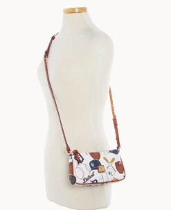 MLB Tigers Lexi Crossbody Sm Coin Case TIGERS -Dooney & Bourke M1400G QUMWPATNTGRS ALT4