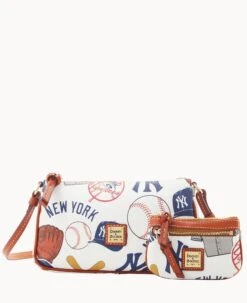MLB Yankees Lexi Crossbody Sm Coin Case YANKEES -Dooney & Bourke M1400G QUMWPATNYANK 1