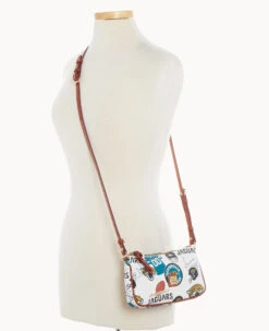 NFL Jaguars Lexi Crossbody Sm Coin Case JAGUARS 12 NFL Jaguars Lexi Crossbody Sm Coin Case JAGUARS -Dooney & Bourke M1400G QWMWPATNJAGU ALT4