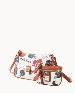 NFL Texans Lexi Crossbody Sm Coin Case TEXANS -Dooney & Bourke M1400G QWMWPATNTEXA ALT1 1
