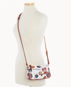 NFL Texans Lexi Crossbody Sm Coin Case TEXANS -Dooney & Bourke M1400G QWMWPATNTEXA ALT4