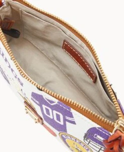 NFL Vikings Lexi Crossbody Sm Coin Case VIKINGS -Dooney & Bourke M1400G QWMWPATNVIKI ALT2 1