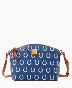 NFL Colts Suki Crossbody Med Wristlet COLTS 25 NFL Colts Suki Crossbody Med Wristlet COLTS -Dooney & Bourke M1696G NJBUPATNCOLT 2