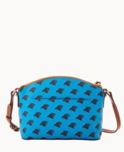 NFL Panthers Suki Crossbody Med Wristlet PANTHERS -Dooney & Bourke M1696G NJBUPATNPANT ALT3 1