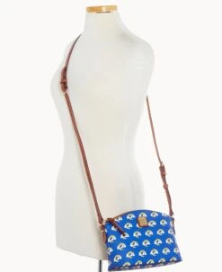 NFL Rams Suki Crossbody Med Wristlet RAMS -Dooney & Bourke M1696G NJBUPATNRAMS ALT4 1