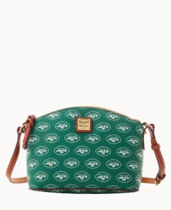 NFL Jets Suki Crossbody Med Wristlet JETS