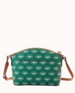 NFL Jets Suki Crossbody Med Wristlet JETS 22 NFL Jets Suki Crossbody Med Wristlet JETS -Dooney & Bourke M1696G NJGRPATNJETS ALT3 1