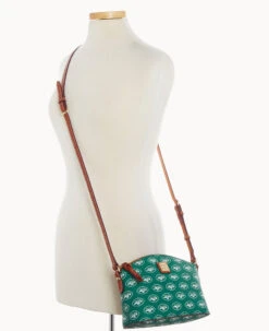 NFL Jets Suki Crossbody Med Wristlet JETS 18 NFL Jets Suki Crossbody Med Wristlet JETS -Dooney & Bourke M1696G NJGRPATNJETS ALT5