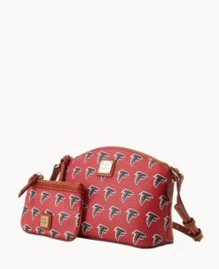 NFL Falcons Suki Crossbody Med Wristlet FALCONS -Dooney & Bourke M1696G NJRDPATNFALC ALT1 1