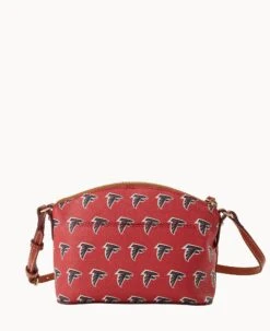 NFL Falcons Suki Crossbody Med Wristlet FALCONS -Dooney & Bourke M1696G NJRDPATNFALC ALT3 1