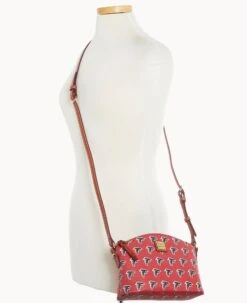NFL Falcons Suki Crossbody Med Wristlet FALCONS -Dooney & Bourke M1696G NJRDPATNFALC ALT4 1