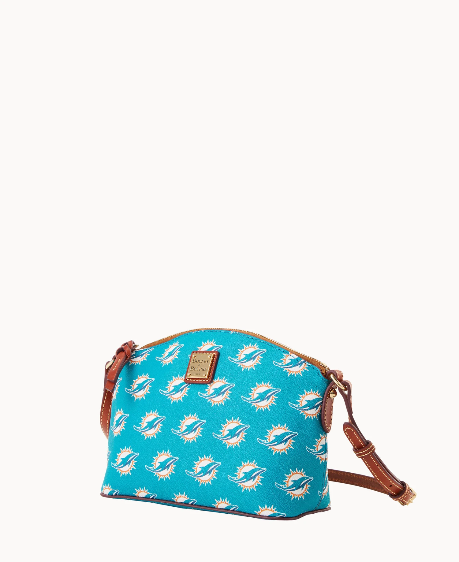 NFL Dolphins Suki Crossbody Med Wristlet DOLPHINS 2 NFL Dolphins Suki Crossbody Med Wristlet DOLPHINS - Image 2