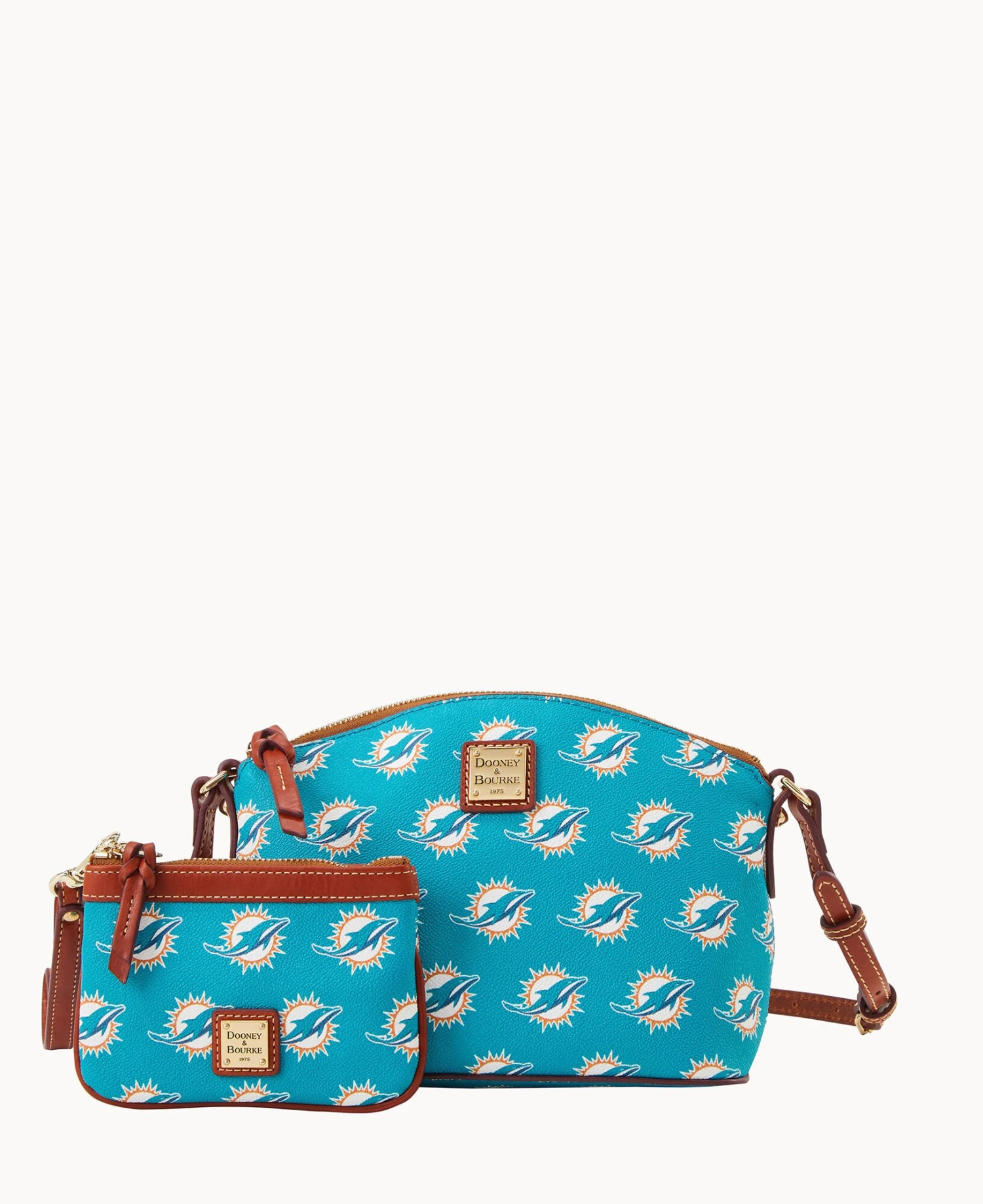 NFL Dolphins Suki Crossbody Med Wristlet DOLPHINS 12 NFL Dolphins Suki Crossbody Med Wristlet DOLPHINS - Image 12