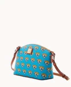 NFL Jaguars Suki Crossbody Med Wristlet JAGUARS -Dooney & Bourke M1696G NJTQPATNJAGU ALT1 1