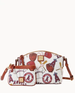 MLB Angels Suki Crossbody Med Wristlet ANGELS -Dooney & Bourke M1696G QUMWPATNANGL 2