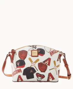 MLB Diamondbacks Suki Crossbody Med Wristlet DIAMONDBACKS