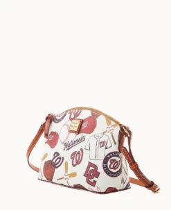 MLB Nationals Suki Crossbody Med Wristlet NATIONALS 20 MLB Nationals Suki Crossbody Med Wristlet NATIONALS -Dooney & Bourke M1696G QUMWPATNNTNL ALT1 1
