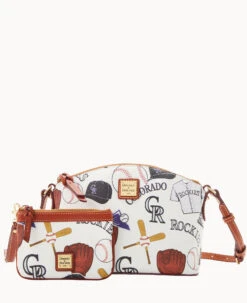 MLB Rockies Suki Crossbody Med Wristlet ROCKIES