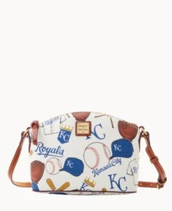 MLB Royals Suki Crossbody Med Wristlet ROYALS -Dooney & Bourke M1696G QUMWPATNRYLS 1