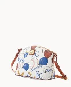 MLB Royals Suki Crossbody Med Wristlet ROYALS -Dooney & Bourke M1696G QUMWPATNRYLS ALT1 1