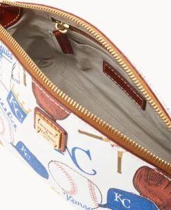 MLB Royals Suki Crossbody Med Wristlet ROYALS -Dooney & Bourke M1696G QUMWPATNRYLS ALT2 1
