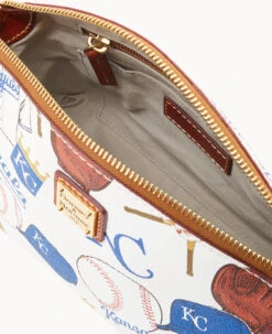 MLB Royals Suki Crossbody Med Wristlet ROYALS -Dooney & Bourke M1696G QUMWPATNRYLS ALT2