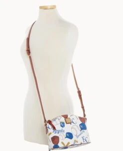 MLB Royals Suki Crossbody Med Wristlet ROYALS -Dooney & Bourke M1696G QUMWPATNRYLS ALT5 1