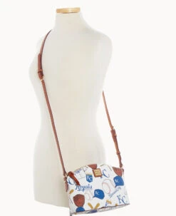 MLB Royals Suki Crossbody Med Wristlet ROYALS -Dooney & Bourke M1696G QUMWPATNRYLS ALT5