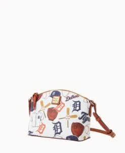 MLB Tigers Suki Crossbody Med Wristlet TIGERS 17 MLB Tigers Suki Crossbody Med Wristlet TIGERS -Dooney & Bourke M1696G QUMWPATNTGRS ALT1 1