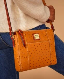 Ostrich Lexington Crossbody Black -Dooney & Bourke OT0862 ILD lifestyle 1