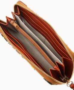 MLB Pirates Large Zip Around Wristlet PIRATES -Dooney & Bourke W0126G QUMWPATNPRAT ALT2