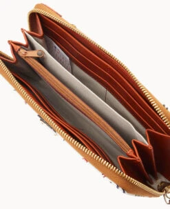 MLB Rockies Large Zip Around Wristlet ROCKIES -Dooney & Bourke W0126G QUMWPATNROKI ALT2