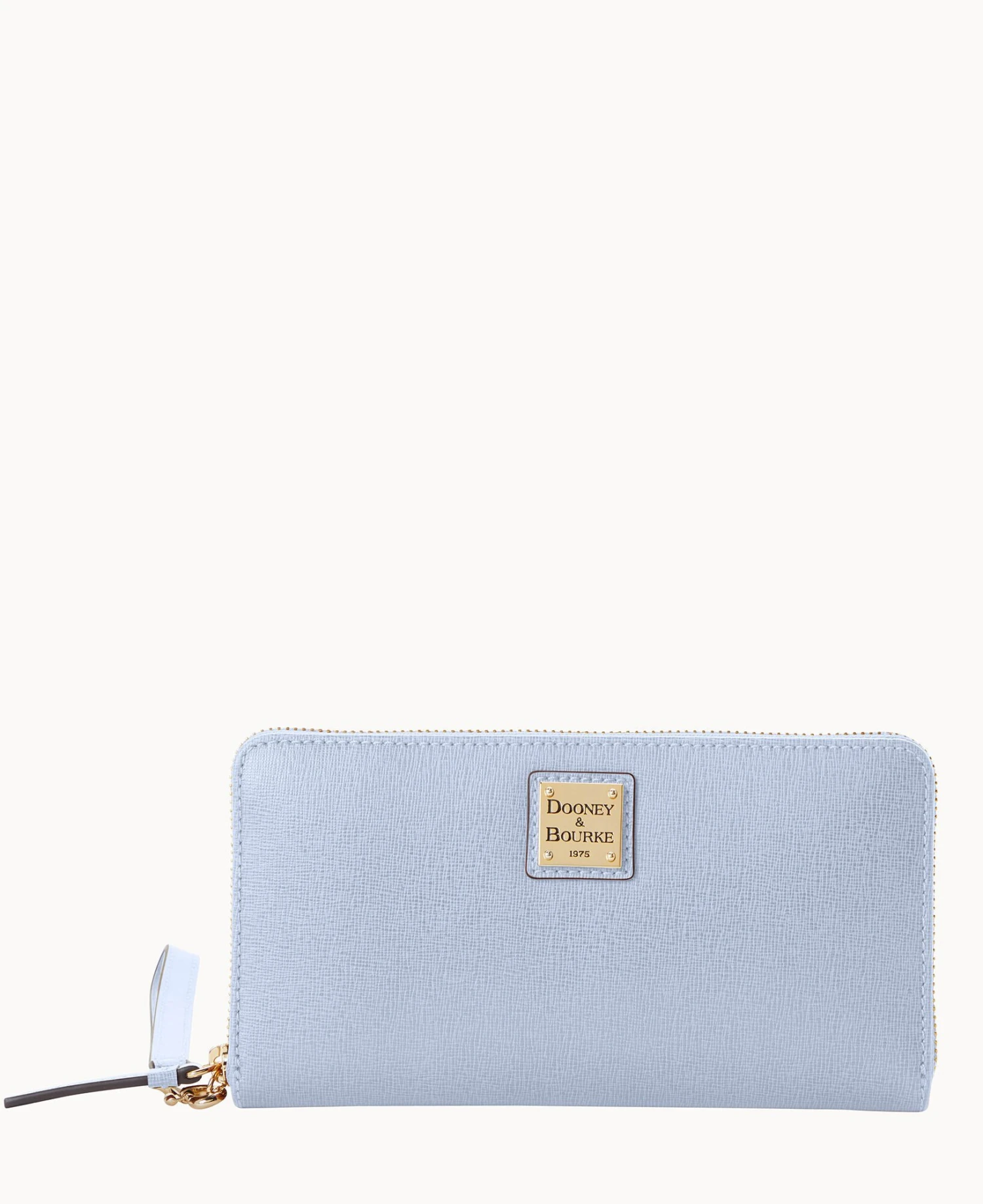 Saffiano Large Zip Around Wristlet Glacier Blue 6 Saffiano Large Zip Around Wristlet Glacier Blue - Image 6