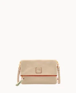 Florentine Foldover Zip Crossbody Natural -Dooney & Bourke W0173D SCXDSCXD