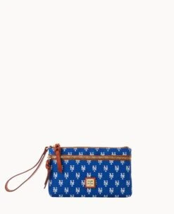 MLB Mets Double Zip Wristlet New York Mets -Dooney & Bourke W0174G MJBUPATNMETS 2