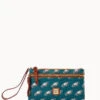 NFL Eagles Double Zip Wristlet Philadelphia Eagles
