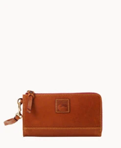 Florentine Folded Zip Wristlet Black Black -Dooney & Bourke W0177D SCNASCNA