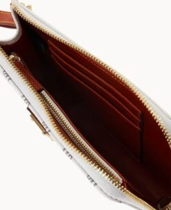 Gretta Folded Zip Wristlet Bone 24 Gretta Folded Zip Wristlet Bone -Dooney & Bourke W0177G NGBOPATN ALT2 1