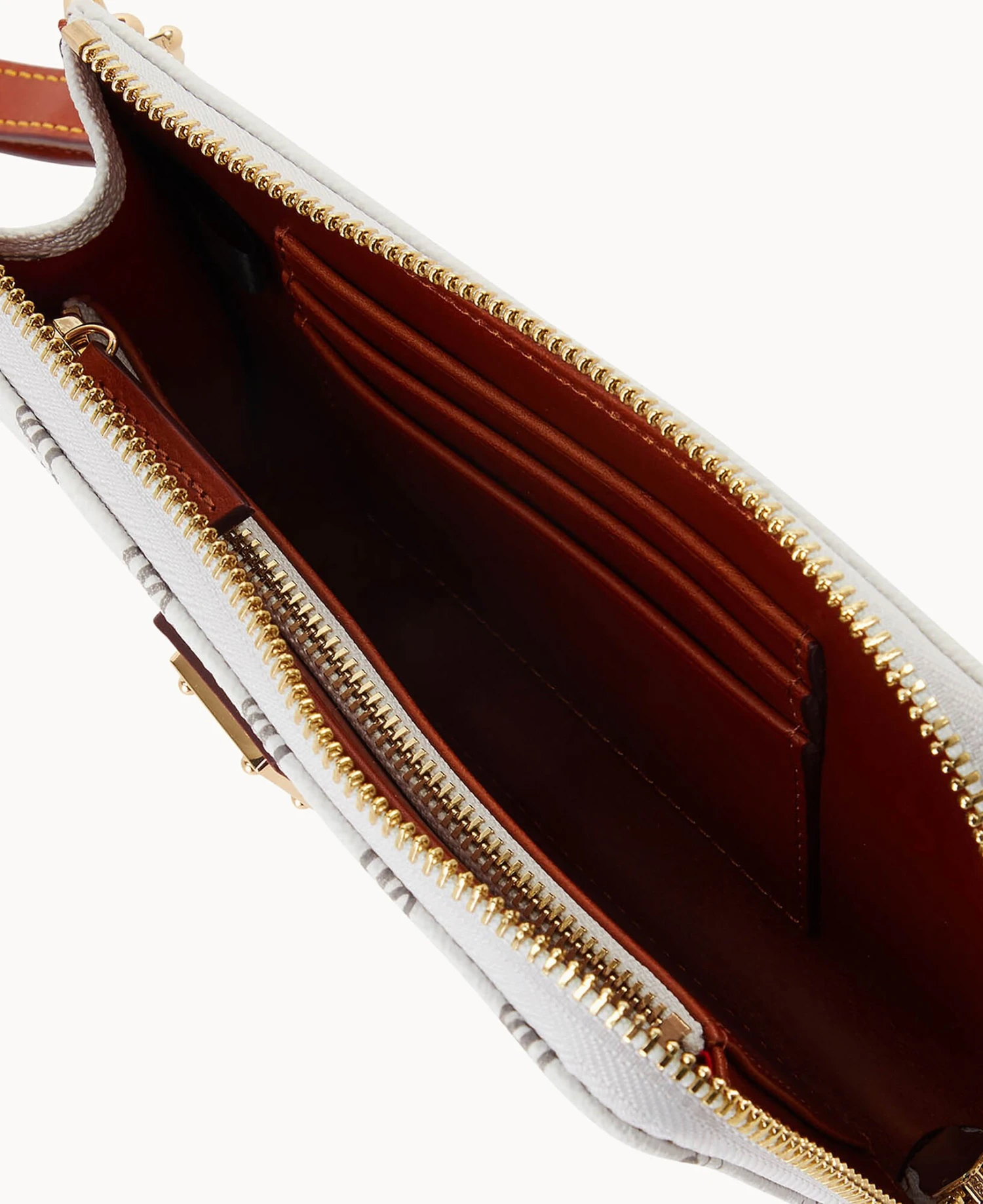 Gretta Folded Zip Wristlet Bone 8 Gretta Folded Zip Wristlet Bone - Image 8