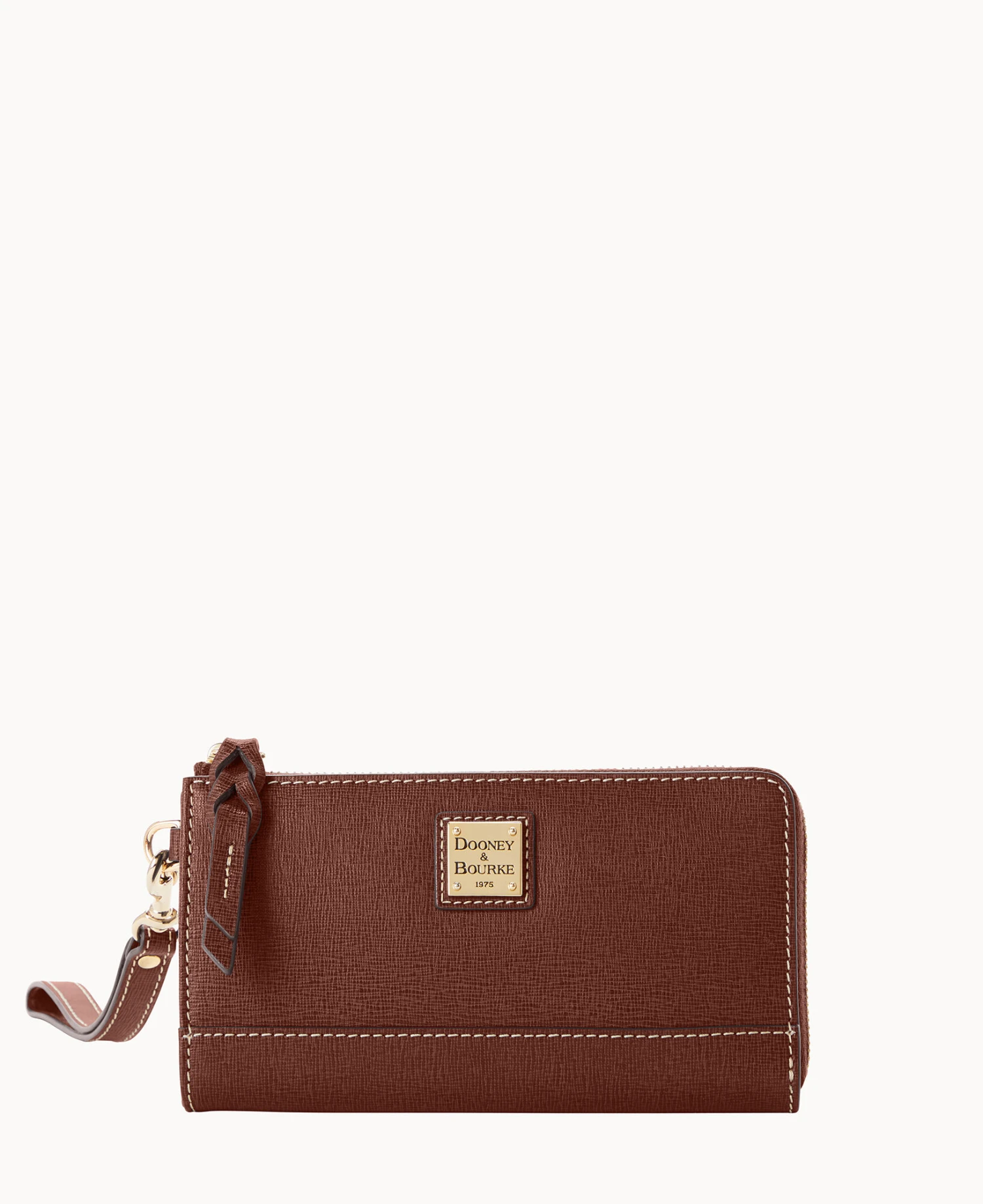 Saffiano Folded Zip Wristlet Black 9 Saffiano Folded Zip Wristlet Black - Image 9