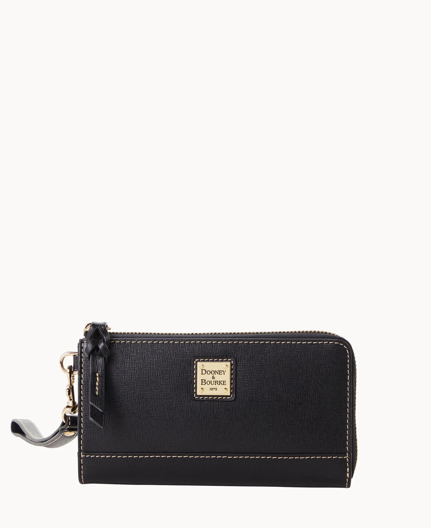 Saffiano Folded Zip Wristlet Black 5 Saffiano Folded Zip Wristlet Black - Image 5
