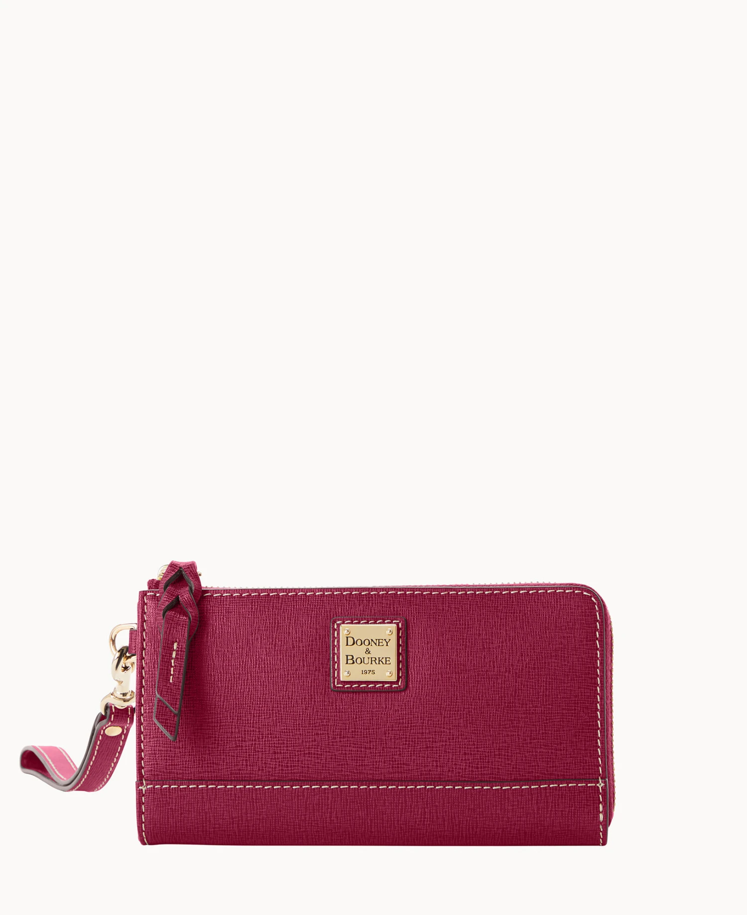 Saffiano Folded Zip Wristlet Black 14 Saffiano Folded Zip Wristlet Black - Image 14