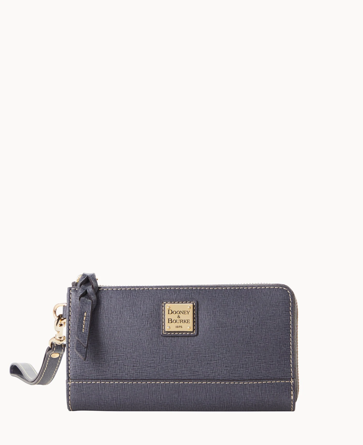 Saffiano Folded Zip Wristlet Black 16 Saffiano Folded Zip Wristlet Black - Image 16