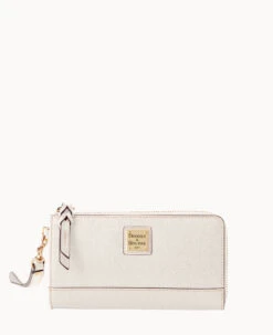 Saffiano Folded Zip Wristlet Black 36 Saffiano Folded Zip Wristlet Black -Dooney & Bourke W0177G SIECSIEC