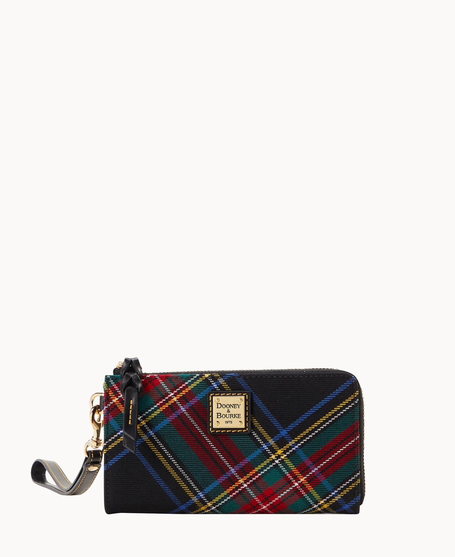 Tartan Folded Zip Wristlet Red 7 Tartan Folded Zip Wristlet Red - Image 7