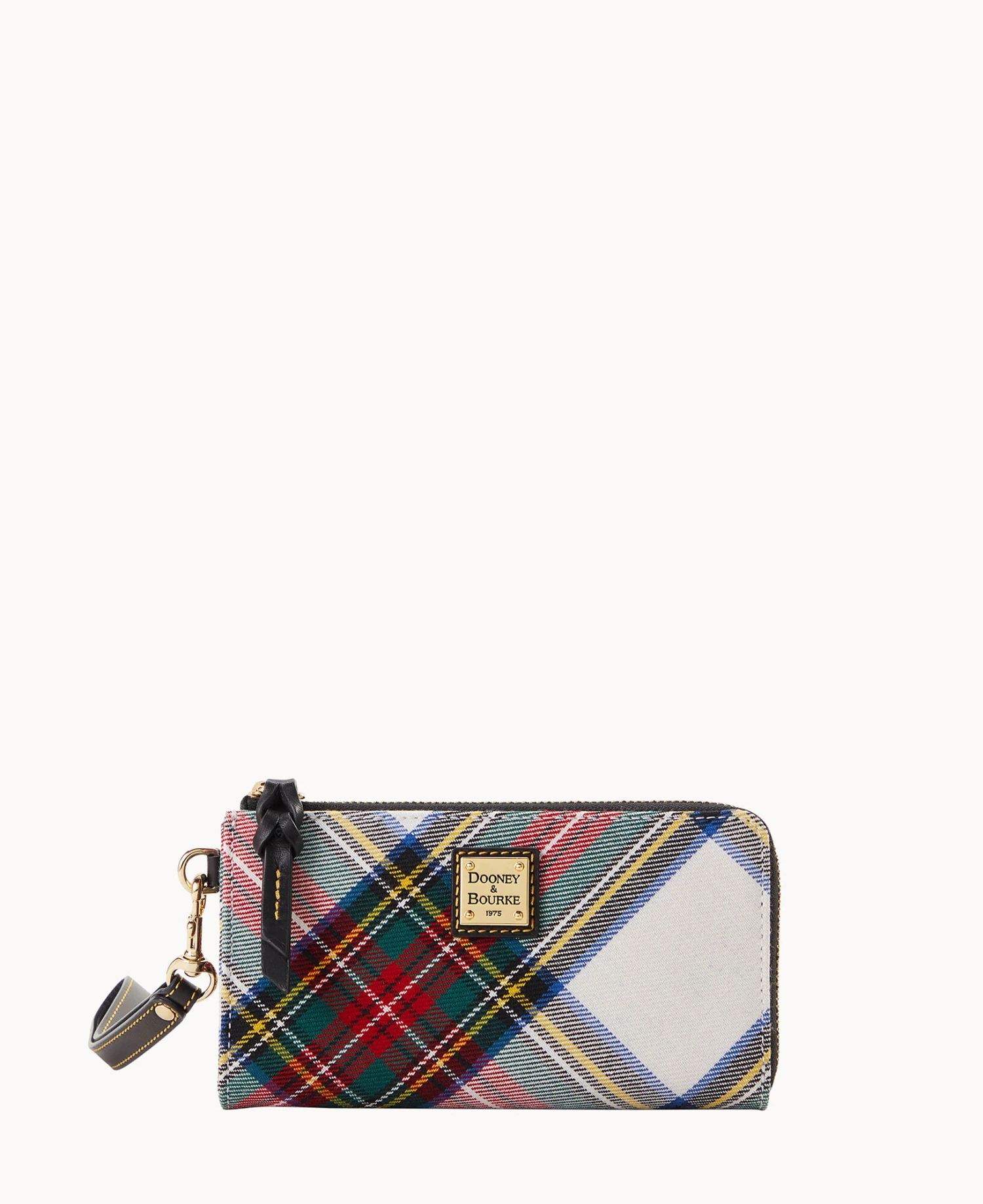 Tartan Folded Zip Wristlet Red 10 Tartan Folded Zip Wristlet Red - Image 10