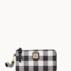 Tucker Folded Zip Wristlet Black